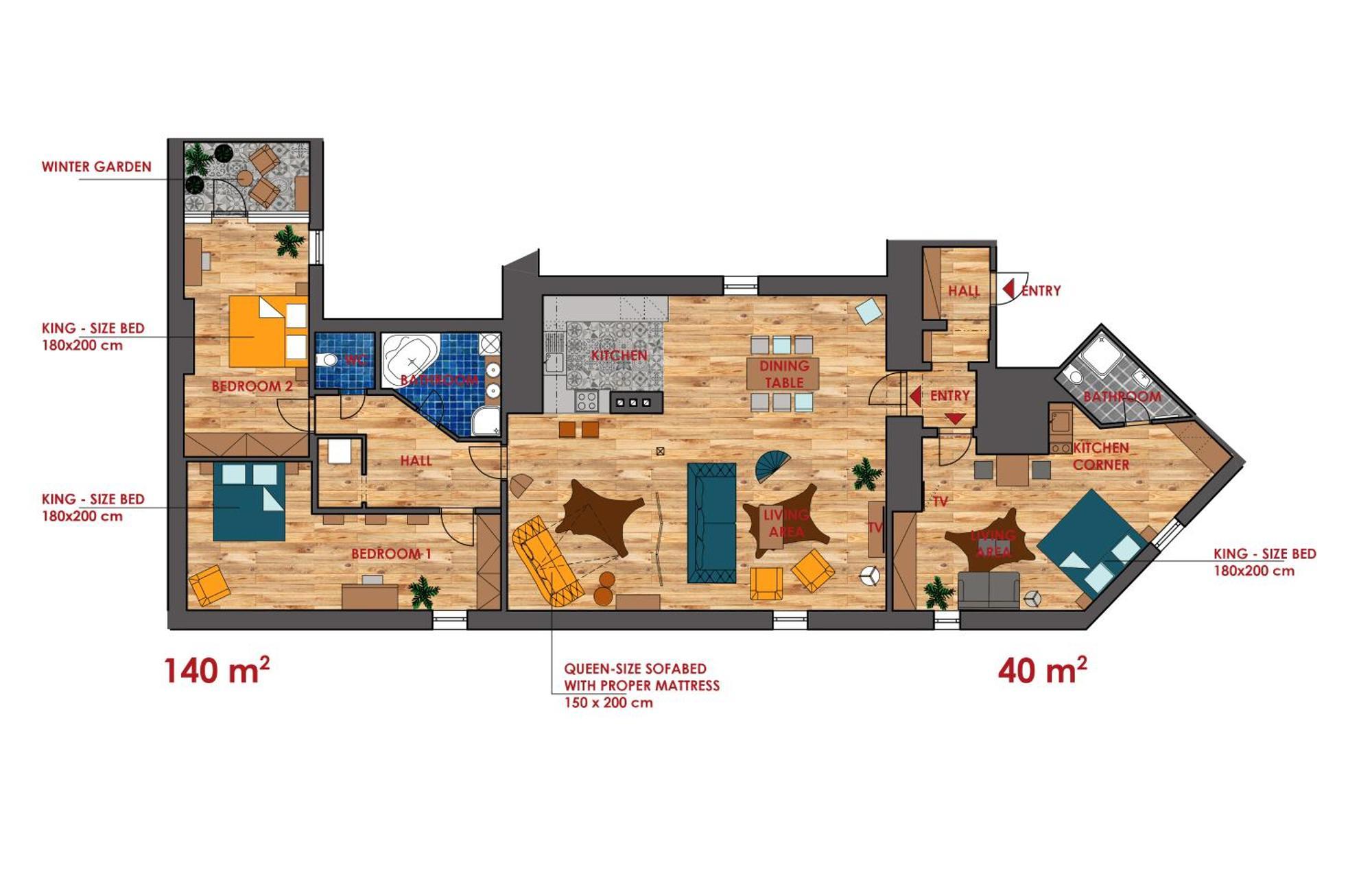 Bohemian Chic 2 Bedroom 2 Bathroom Loft With Hanging Chair Praag Buitenkant foto